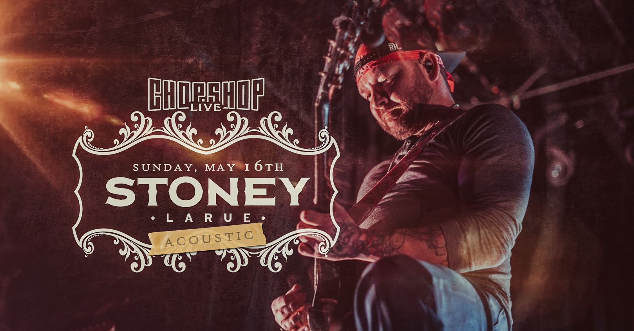 Stoney LaRue Roanoke Chop Shop Live Acoustic Show Stoney LaRue